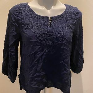 Gorgeous Navy Top